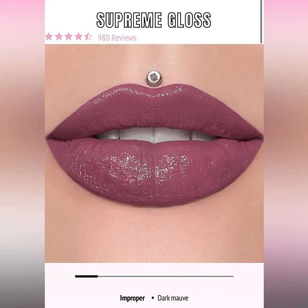 Jeffree Star Supreme Lip Gloss in Improper, NEW!